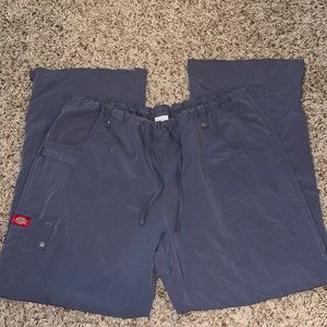 Gray Dickies scrub pants
